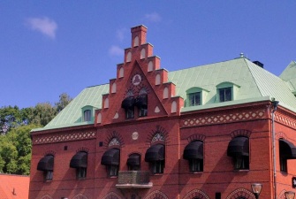 Sparbankshuset 1898 Nygotik med inslag av Renässans.